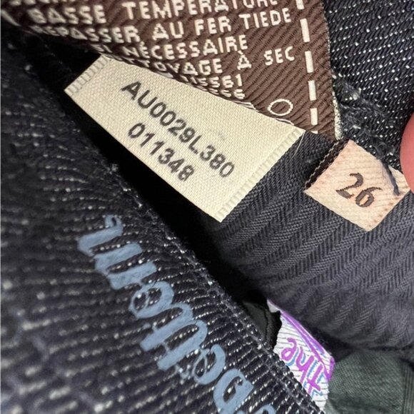 Womens 7 For All Mankind Jeans 26 Lexie Bell bottom Flare Wide Dark Blue Denim - Picture 6 of 9